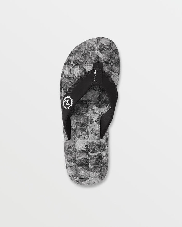 Men's Recliner Sandals-Gray Combo-Volcom