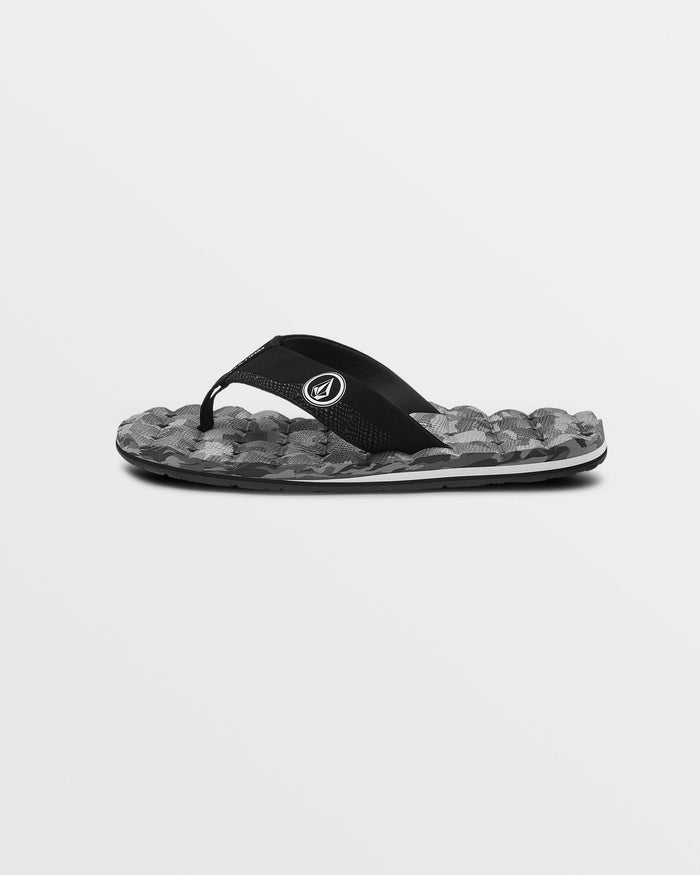 Men's Recliner Sandals-Gray Combo-Volcom
