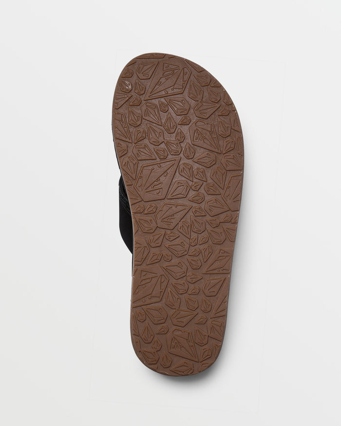 Men's Recliner Sandals-Black Destructo-Volcom