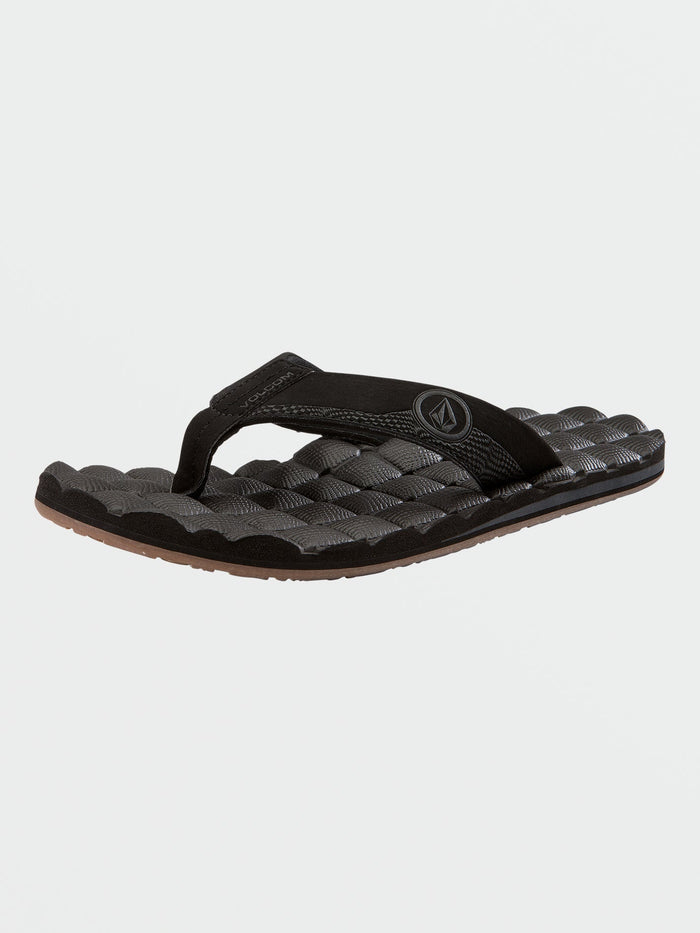 Men's Recliner Sandals-Black Destructo-Volcom