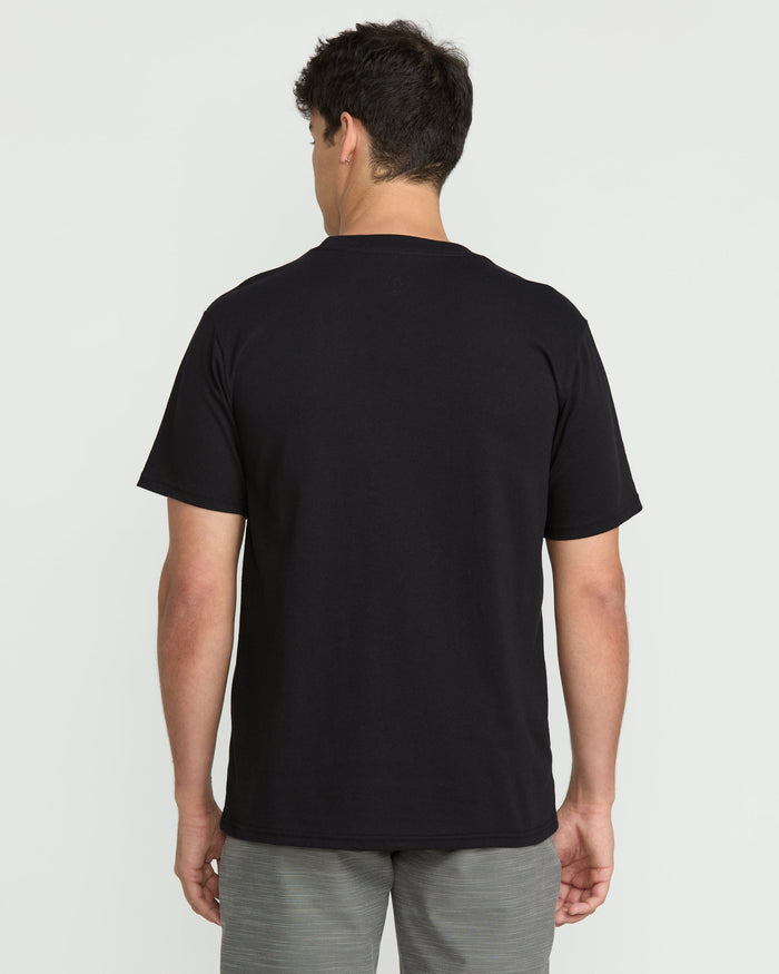 Men's Revel Short Sleeve Tee-Black-Volcom