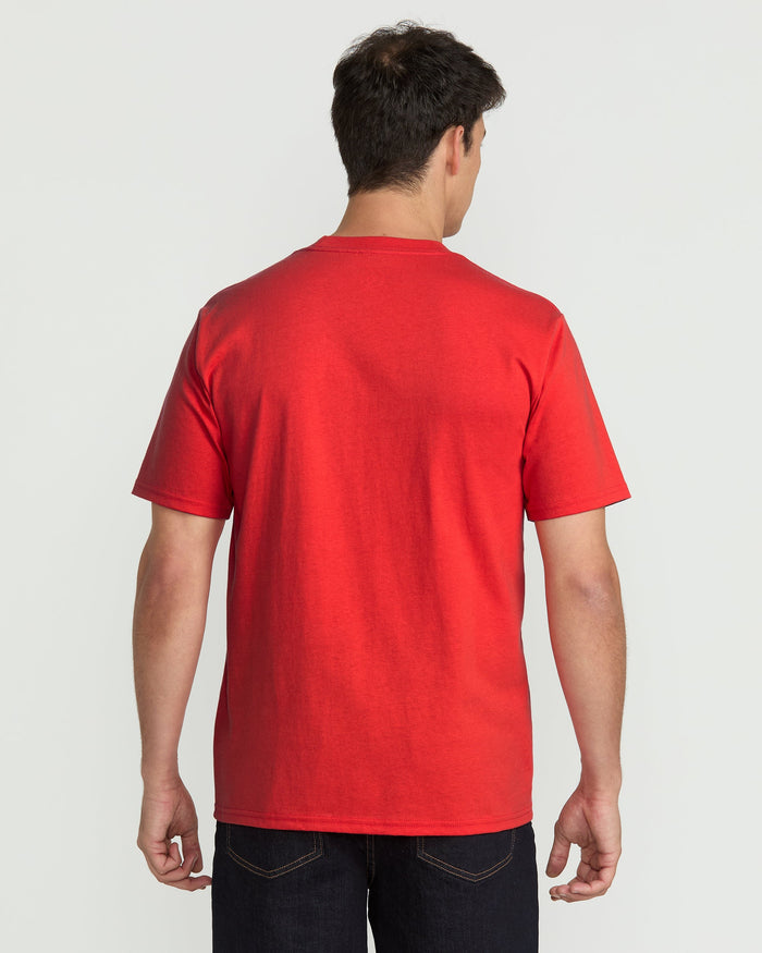 Men's Revel Short Sleeve Tee-Chili Red-Volcom