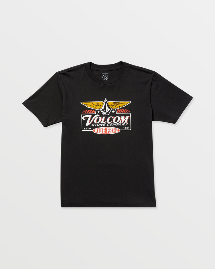 Men's Revel Short Sleeve Tee-Black-Volcom