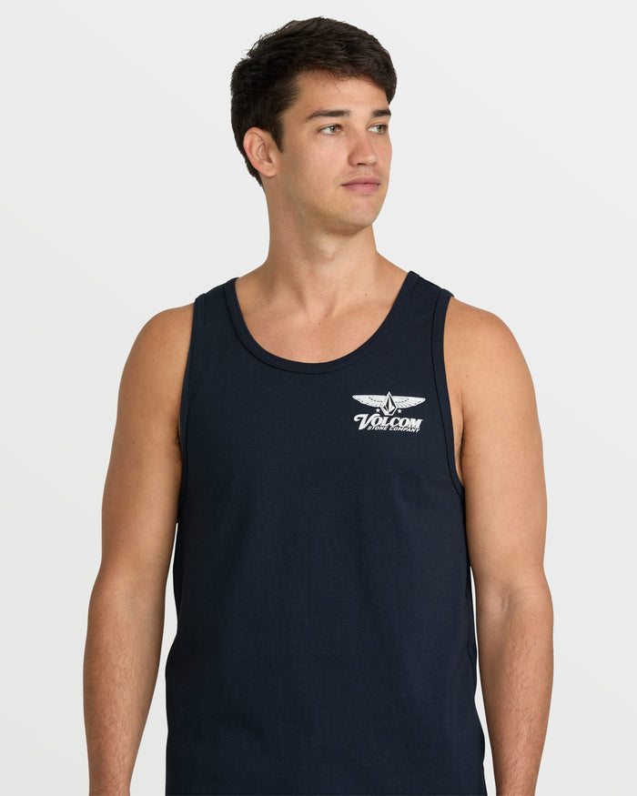 Men's Revel Tank-Navy-Volcom