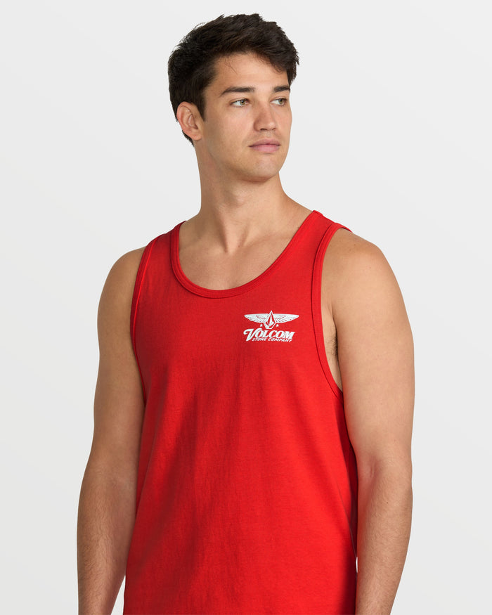 Men's Revel Tank-Chili Red-Volcom
