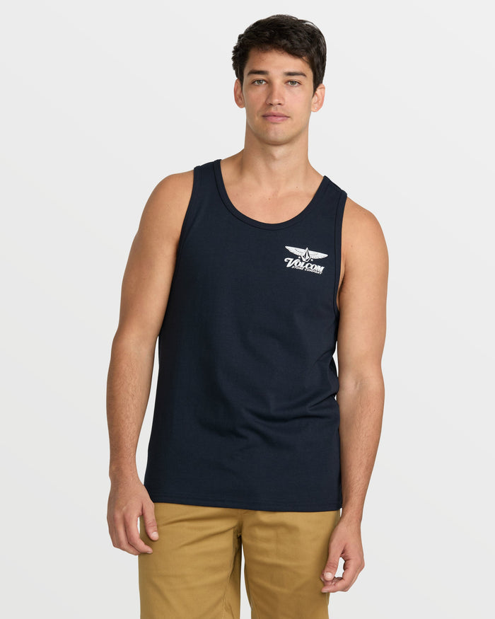 Men's Revel Tank-Navy-Volcom