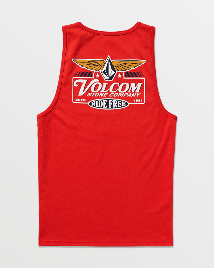 Men's Revel Tank-Chili Red-Volcom