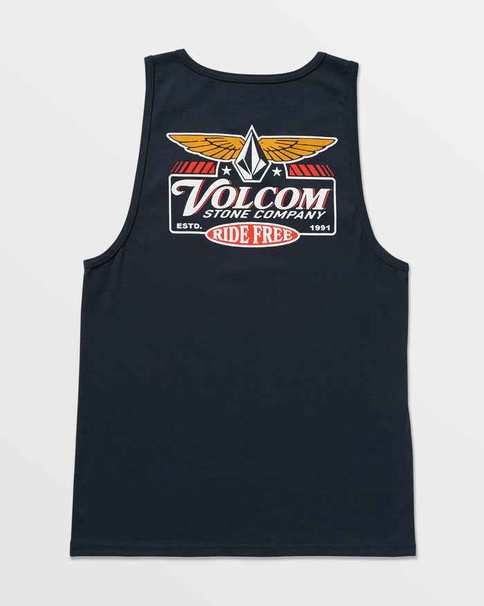 Men's Revel Tank-Navy-Volcom
