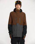 Men's Rnge Stretch 30K Jacket-Brown-Volcom