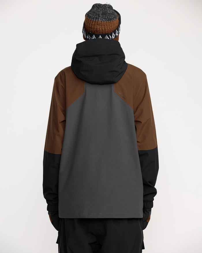 Men's Rnge Stretch 30K Jacket-Brown-Volcom
