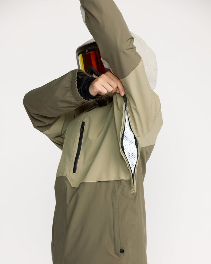 Men's RNGE Stretch 30K Jacket-Moss Green-Volcom