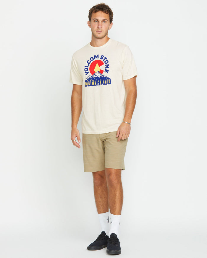Men's Rockyrado Short Sleeve Tee-Off White Heather-Volcom