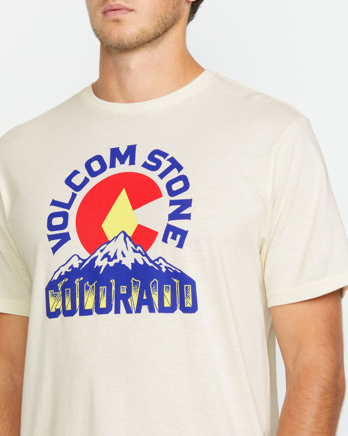 Men's Rockyrado Short Sleeve Tee-Off White Heather-Volcom
