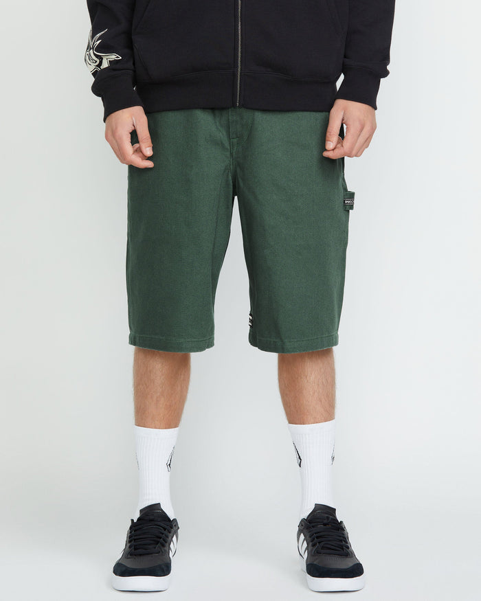 Men's Sawhorse Denim Shorts-Alpine-Volcom