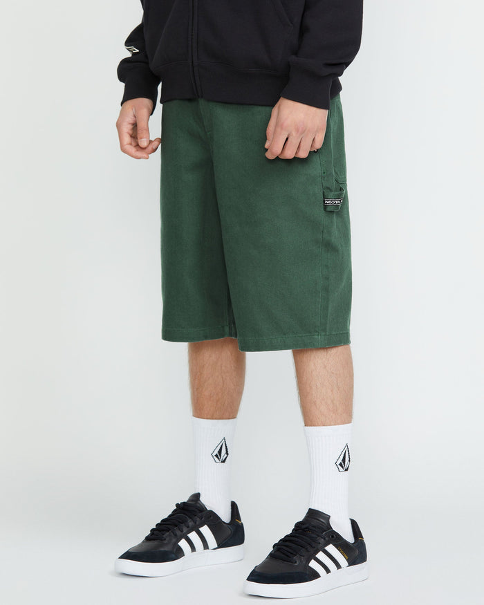 Men's Sawhorse Denim Shorts-Alpine-Volcom