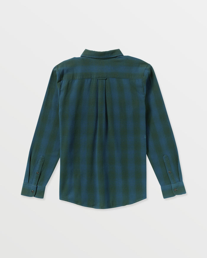 Men's Shadowstone Flannel Long Sleeve Shirt-Scarab-Volcom