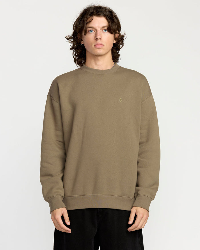 Men's Single Stone Pw Crew-Brindle-Volcom