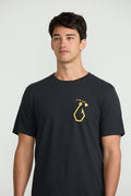 Men's Sinkem Short Sleeve Tee-Antique Black-Volcom