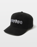 Skull Line Adj Hat-Antique Black-Volcom