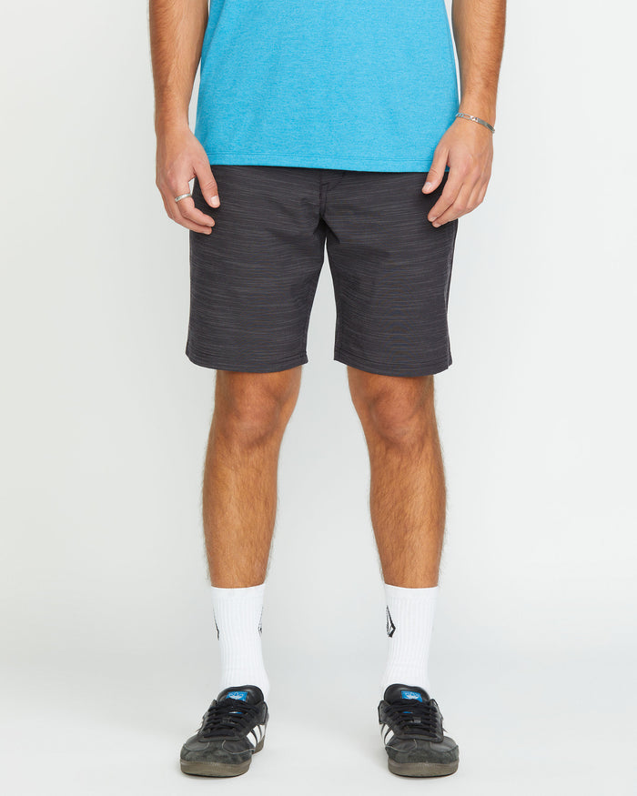 Men's Slub Frickin Cross Shred 20" Hybrid Shorts-Black-Volcom