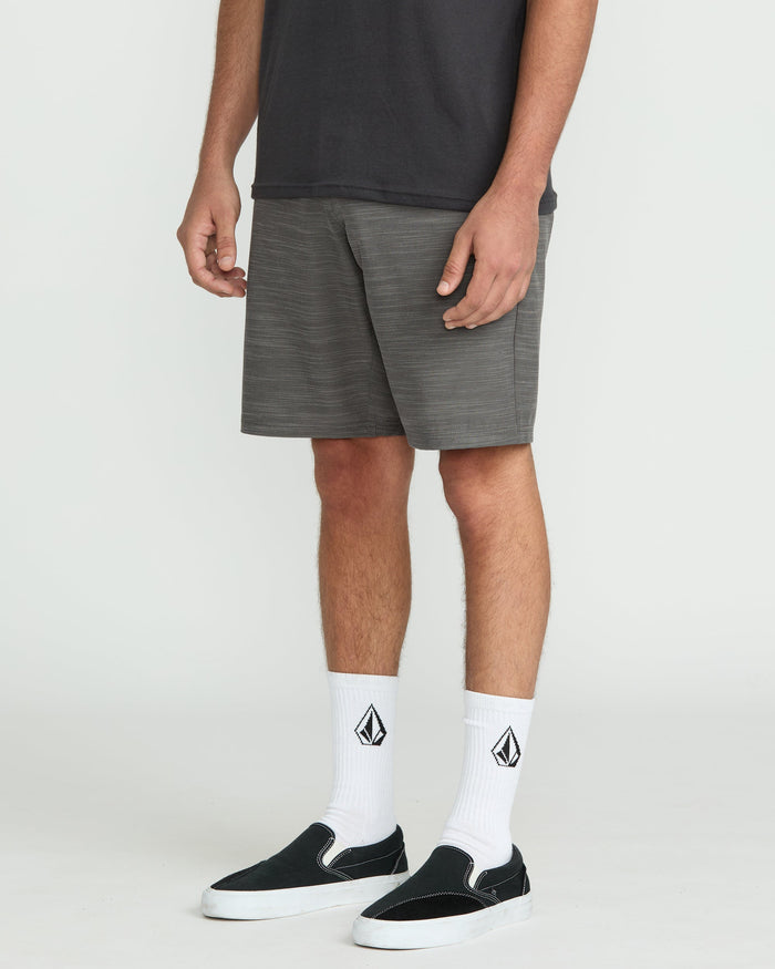 Men's Slub Frickin Cross Shred 20" Hybrid Shorts-Pewter-Volcom