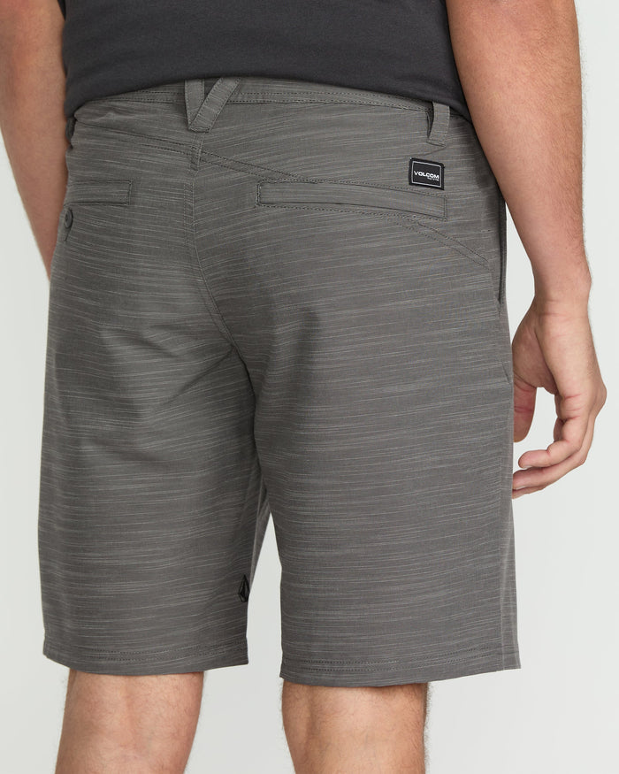 Men's Slub Frickin Cross Shred 20" Hybrid Shorts-Pewter-Volcom