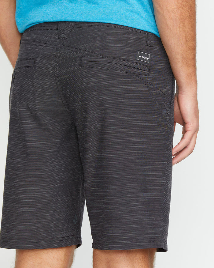 Men's Slub Frickin Cross Shred 20" Hybrid Shorts-Black-Volcom