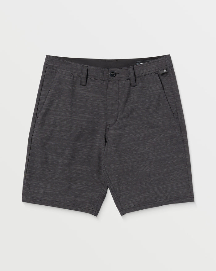 Volcom Men's Slub Frickin Cross Shred 20" Hybrid Shorts Black