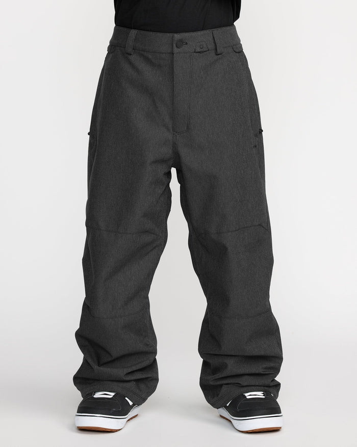 Men's Snow Billow Pant-Black Denim-Volcom