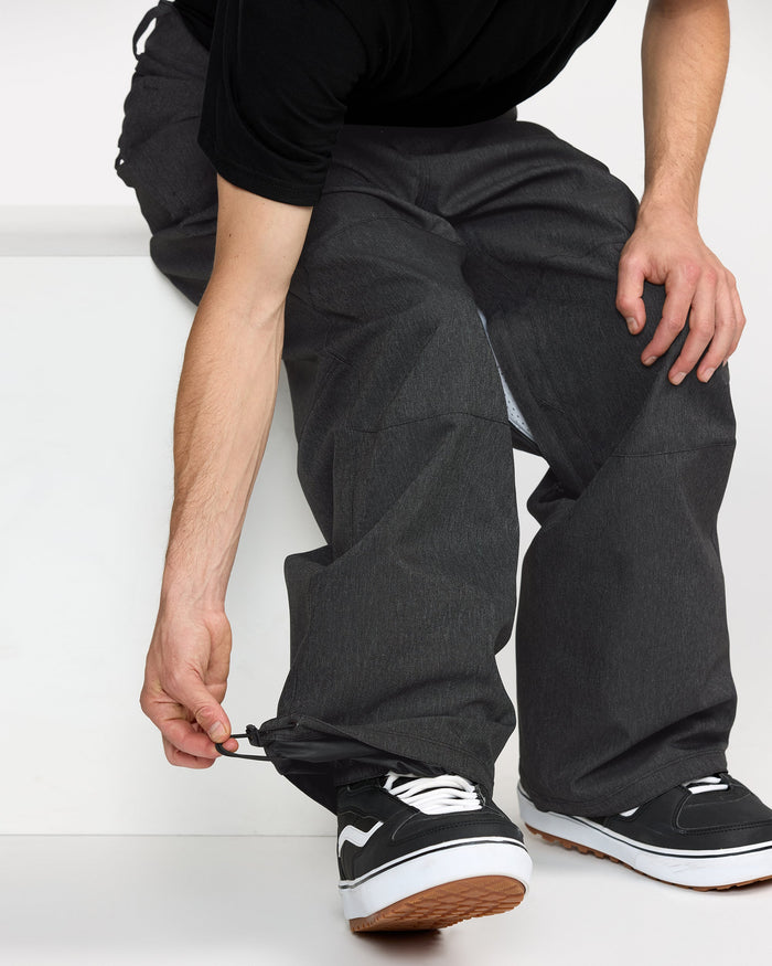 Men's Snow Billow Pant-Black Denim-Volcom