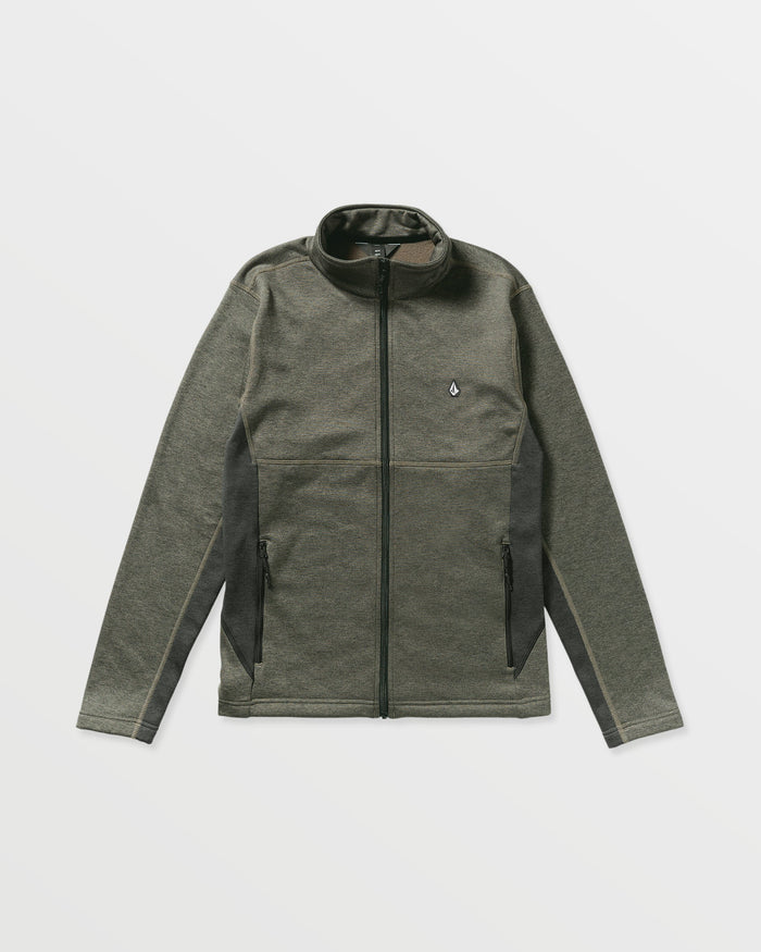 Volcom Men's Snowbound Fleece Full Zip Military