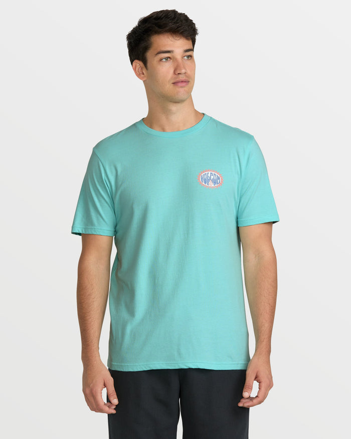Men's Solarized Short Sleeve Tee-Poolside-Volcom