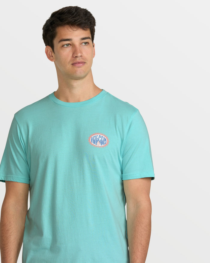 Men's Solarized Short Sleeve Tee-Poolside-Volcom