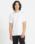 Men's Solid Short Sleeve Pocket Tee-White-Volcom