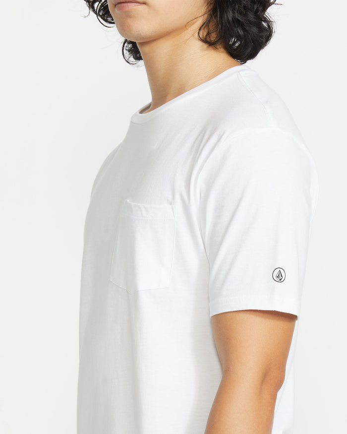 Volcom Men's Solid Short Sleeve Pocket Tee