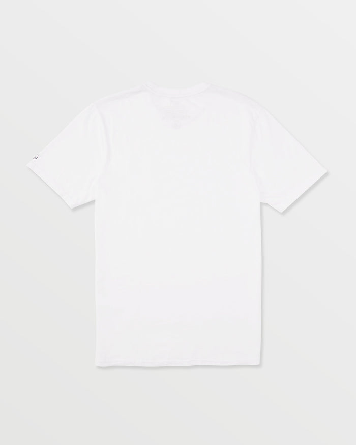 Men's Solid Short Sleeve Pocket Tee-White-Volcom