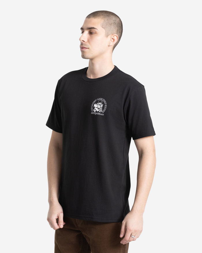 Men's Solo Wolf Short Sleeve Tee-Black-Volcom