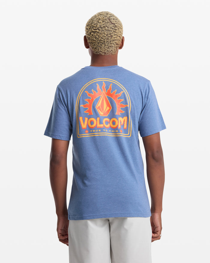 Men's Solstice Short Sleeve Tee-Blueberry-Volcom