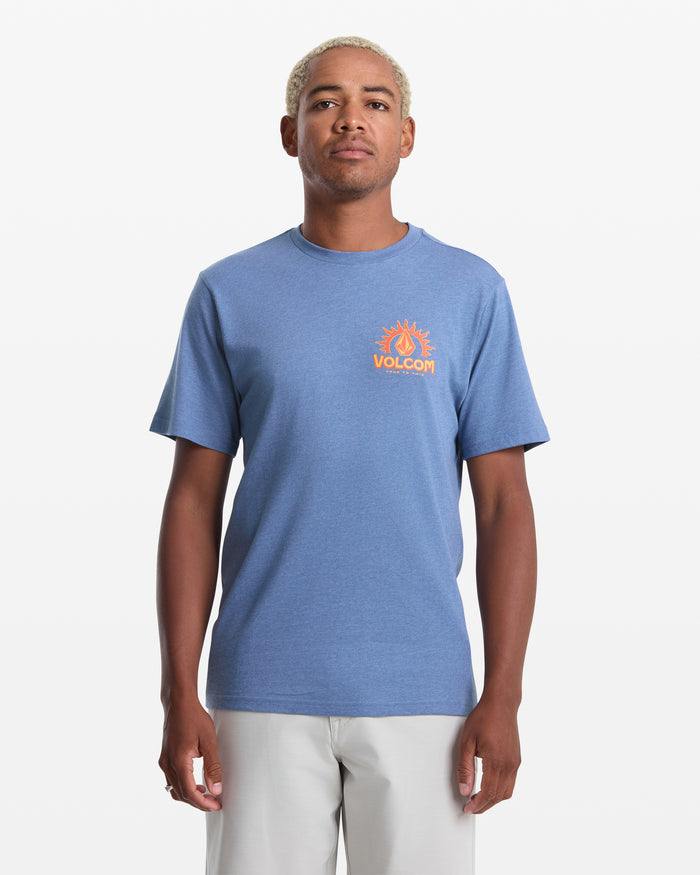Men's Solstice Short Sleeve Tee-Blueberry-Volcom