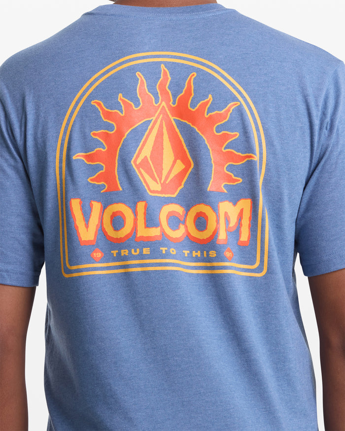 Men's Solstice Short Sleeve Tee-Blueberry-Volcom