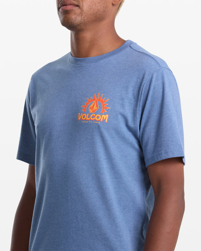 Men's Solstice Short Sleeve Tee-Blueberry-Volcom