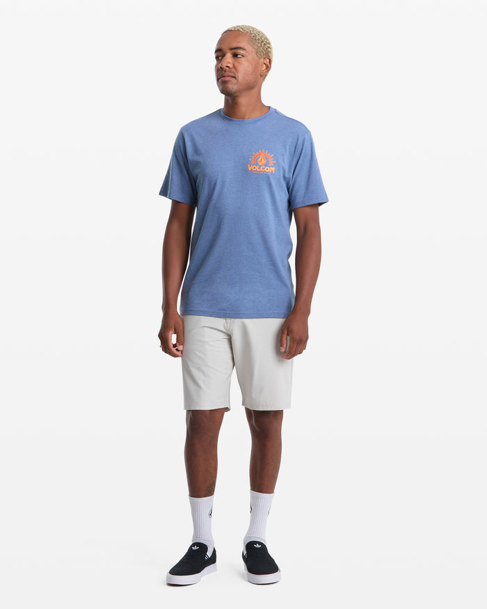 Men's Solstice Short Sleeve Tee-Blueberry-Volcom