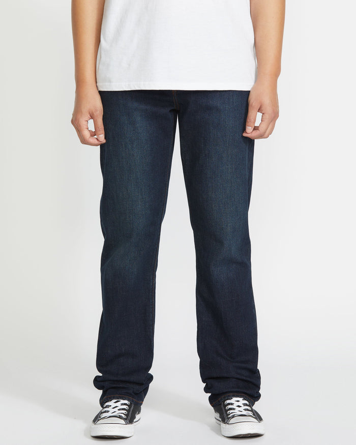 Men's Solver Modern Fit Jeans-New Vintage Blue-Volcom