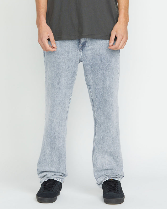 Men's Solver Modern Fit Jeans-Carolina Blue-Volcom