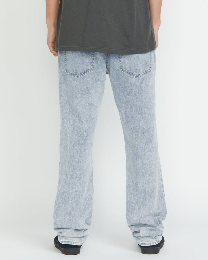 Men's Solver Modern Fit Jeans-Carolina Blue-Volcom