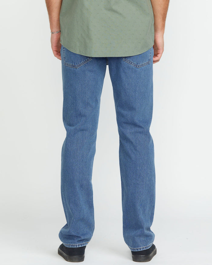 Men's Solver Modern Fit Jeans-Standard Issue Blue-Volcom