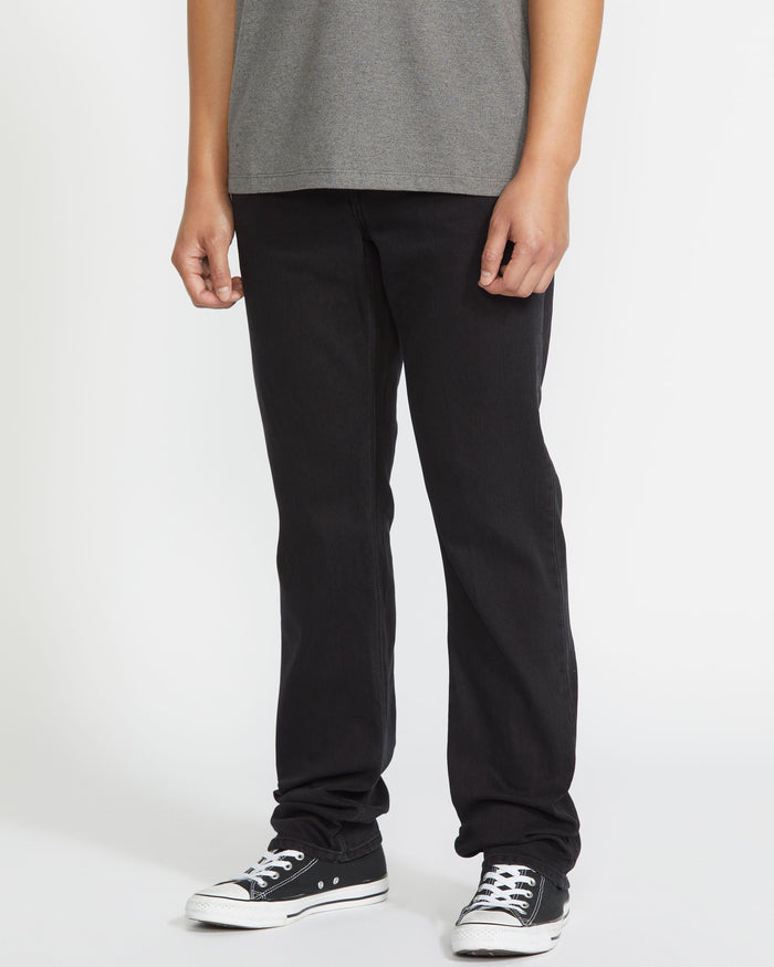 Men's Solver Modern Fit Jeans-Black Out-Volcom