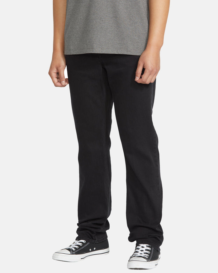 Men's Solver Jeans-Black Out-Volcom
