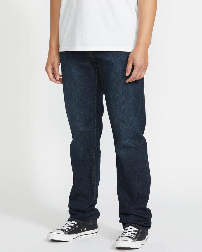 Men's Solver Modern Fit Jeans-New Vintage Blue-Volcom