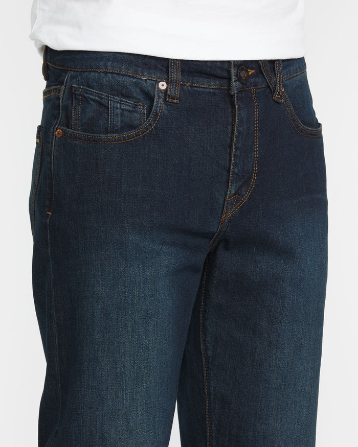 Men's Solver Modern Fit Jeans-New Vintage Blue-Volcom